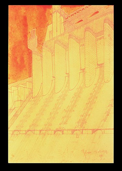 Electric Power Plant, 1914 by Antonio SantElia